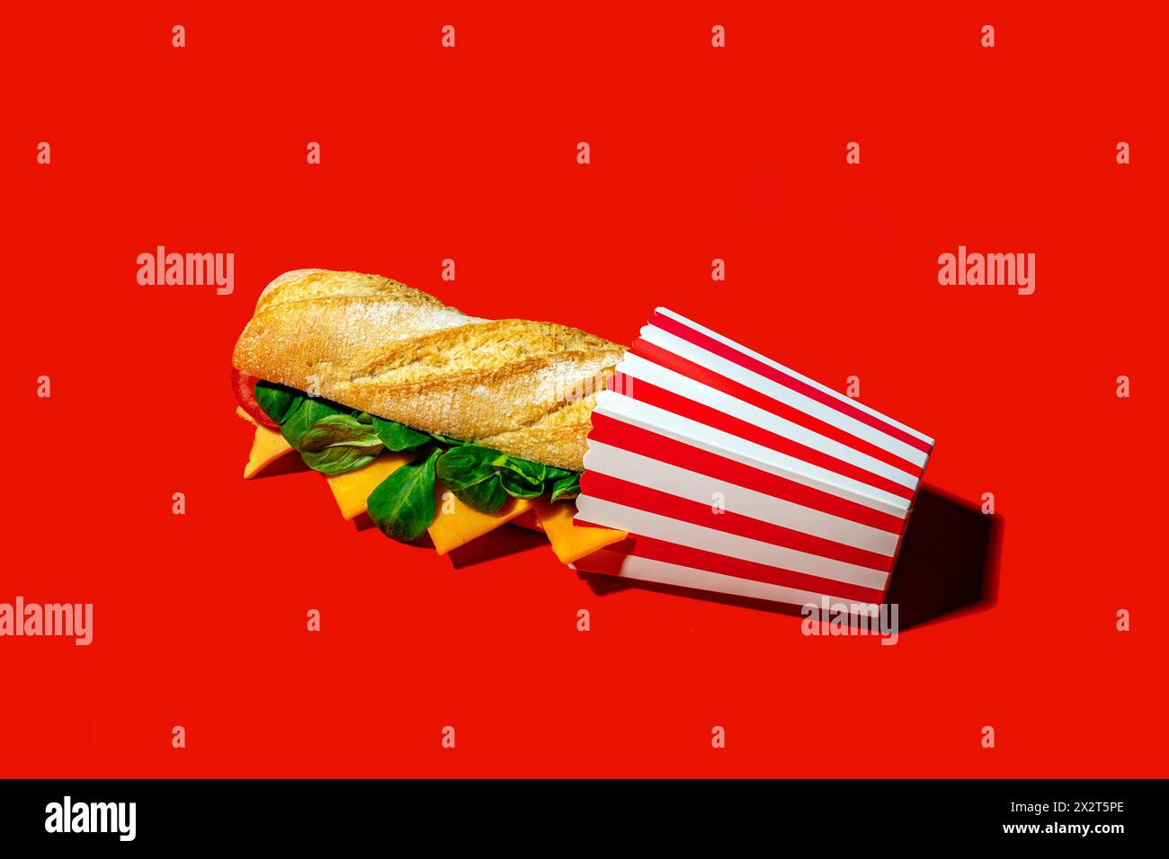 Lunch sandwich box pattern hi-res stock photography and images - Alamy