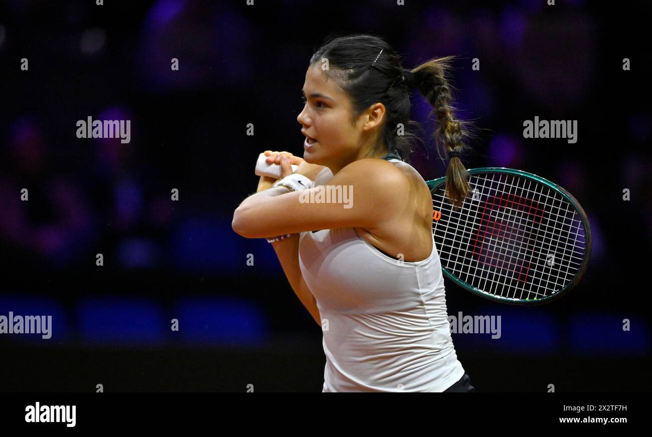 Emma Raducanu (GBR) Action, Tennis, Porsche Cup 2024, Porsche Arena