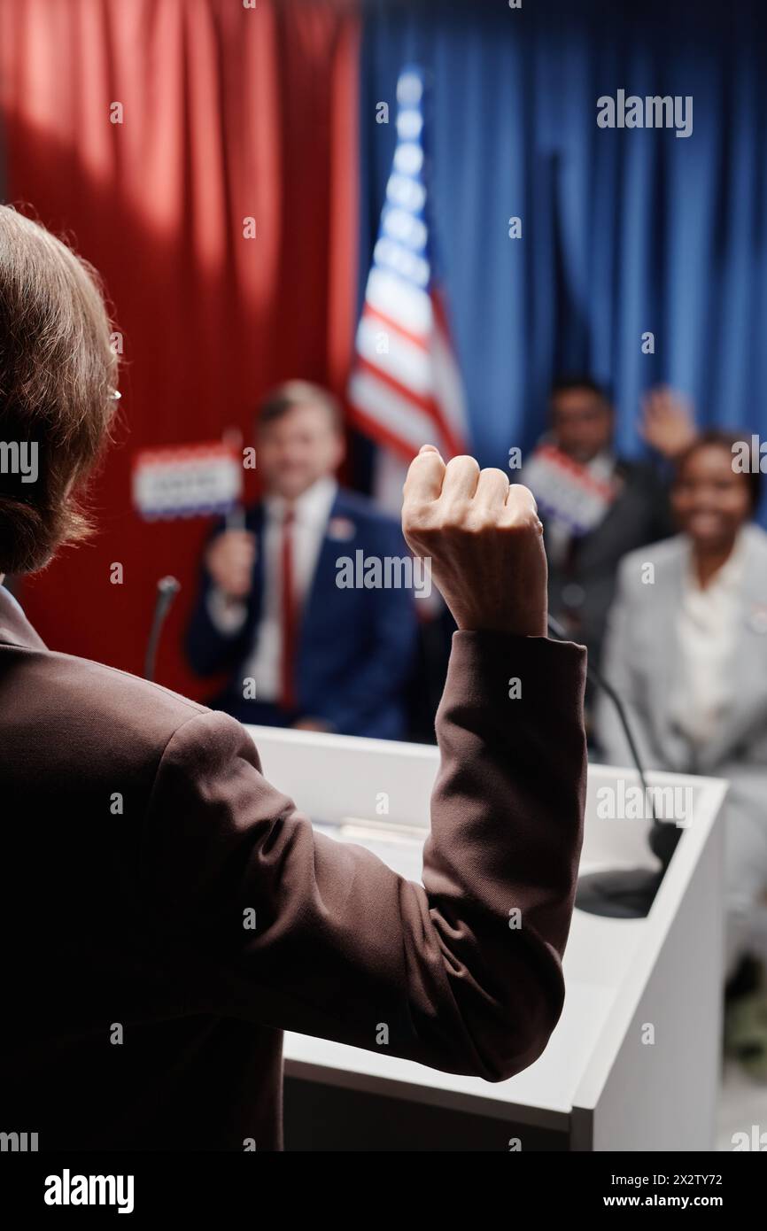 Female politician rear hi-res stock photography and images - Alamy