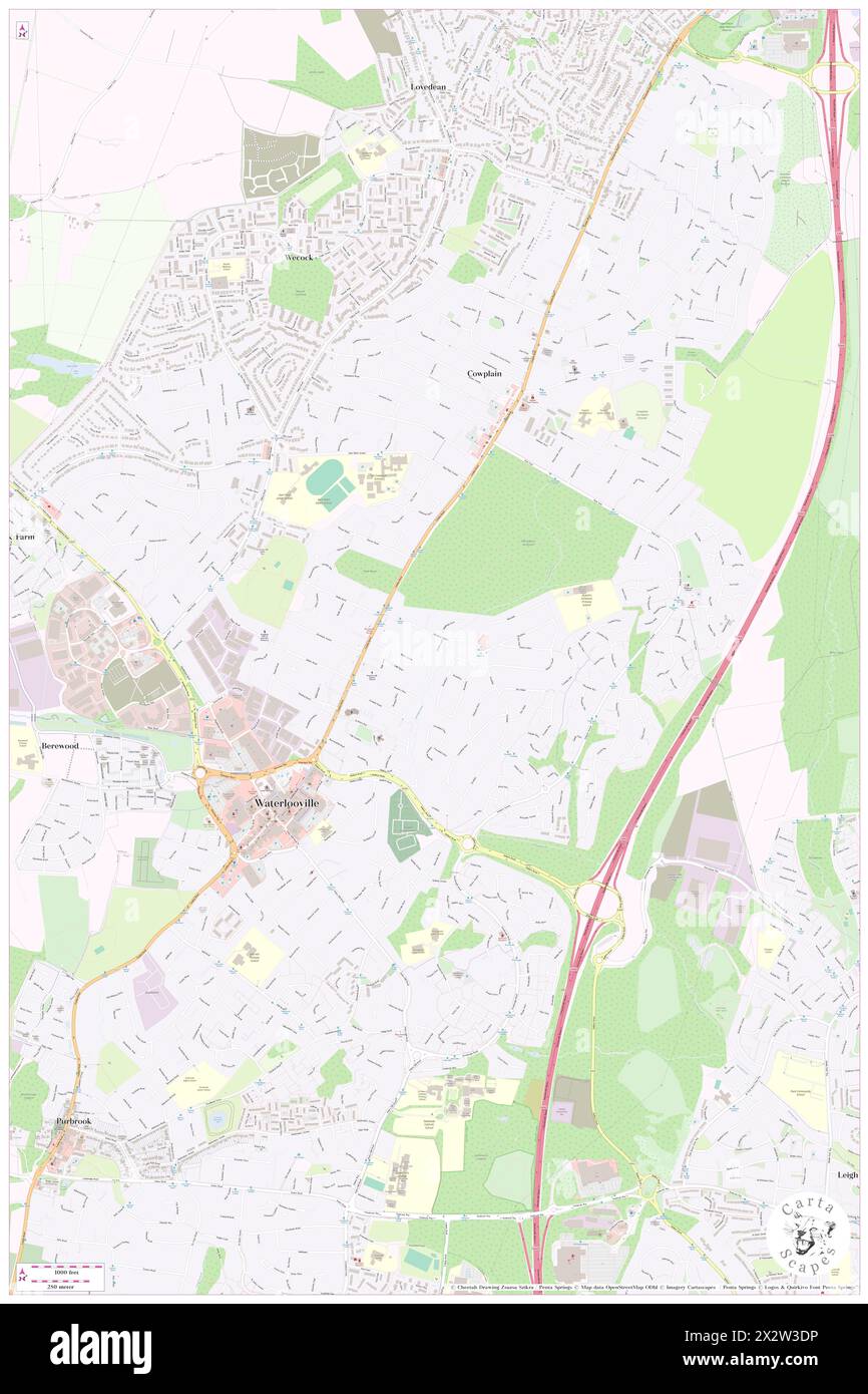 Waterlooville, Hampshire, GB, United Kingdom, England, N 50 52' 50'', S 1 1' 49'', map ...