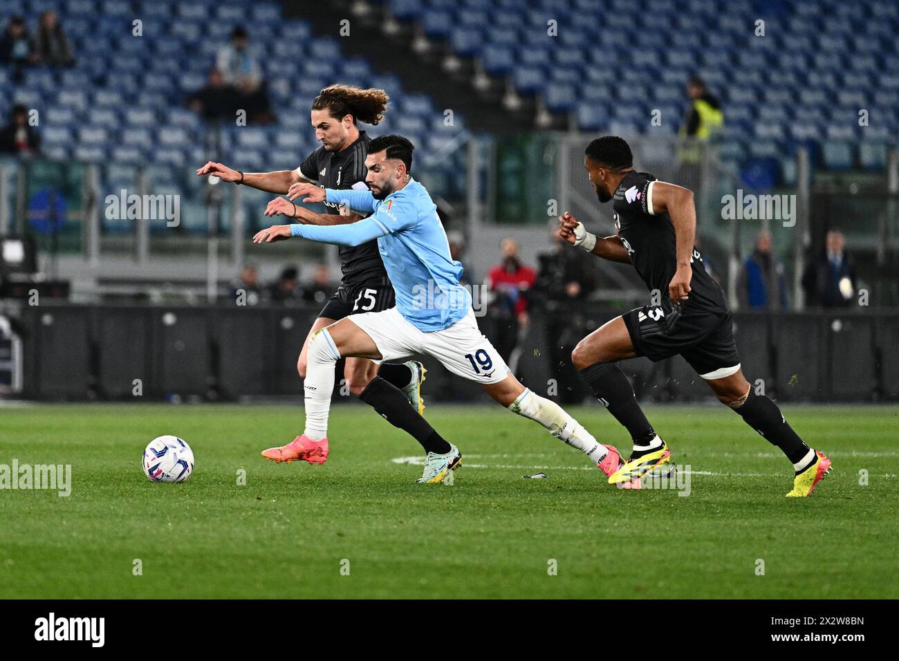 Rome, Italy, 23rd Apr. 2024. Valentin Castellanos of SS Lazio and ...