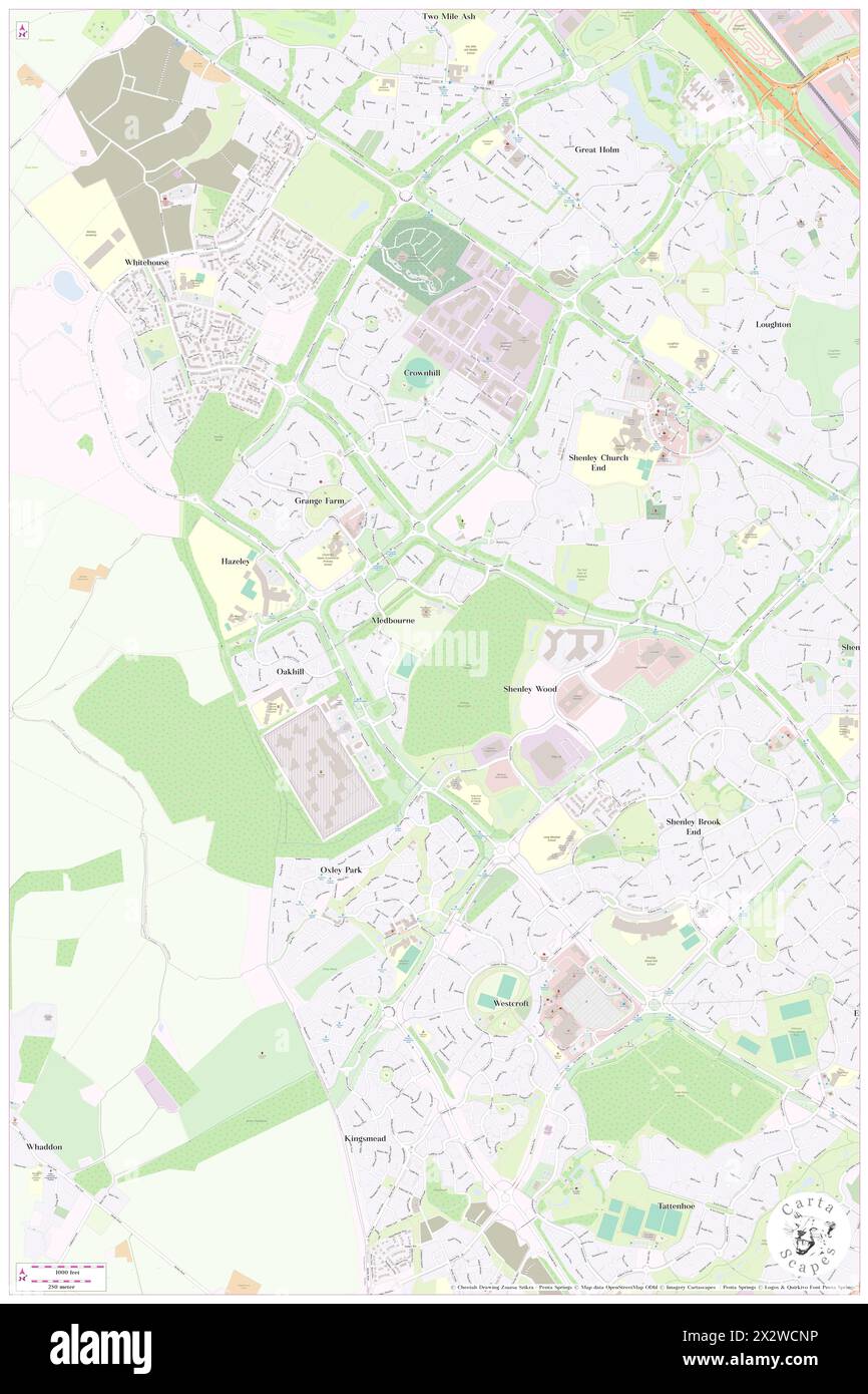 Shenley Church End, Milton Keynes, GB, United Kingdom, England, N 52 1
