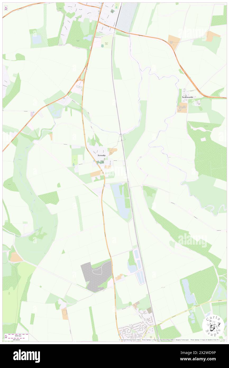 Scrooby, Nottinghamshire, GB, United Kingdom, England, N 53 24' 35'', S ...