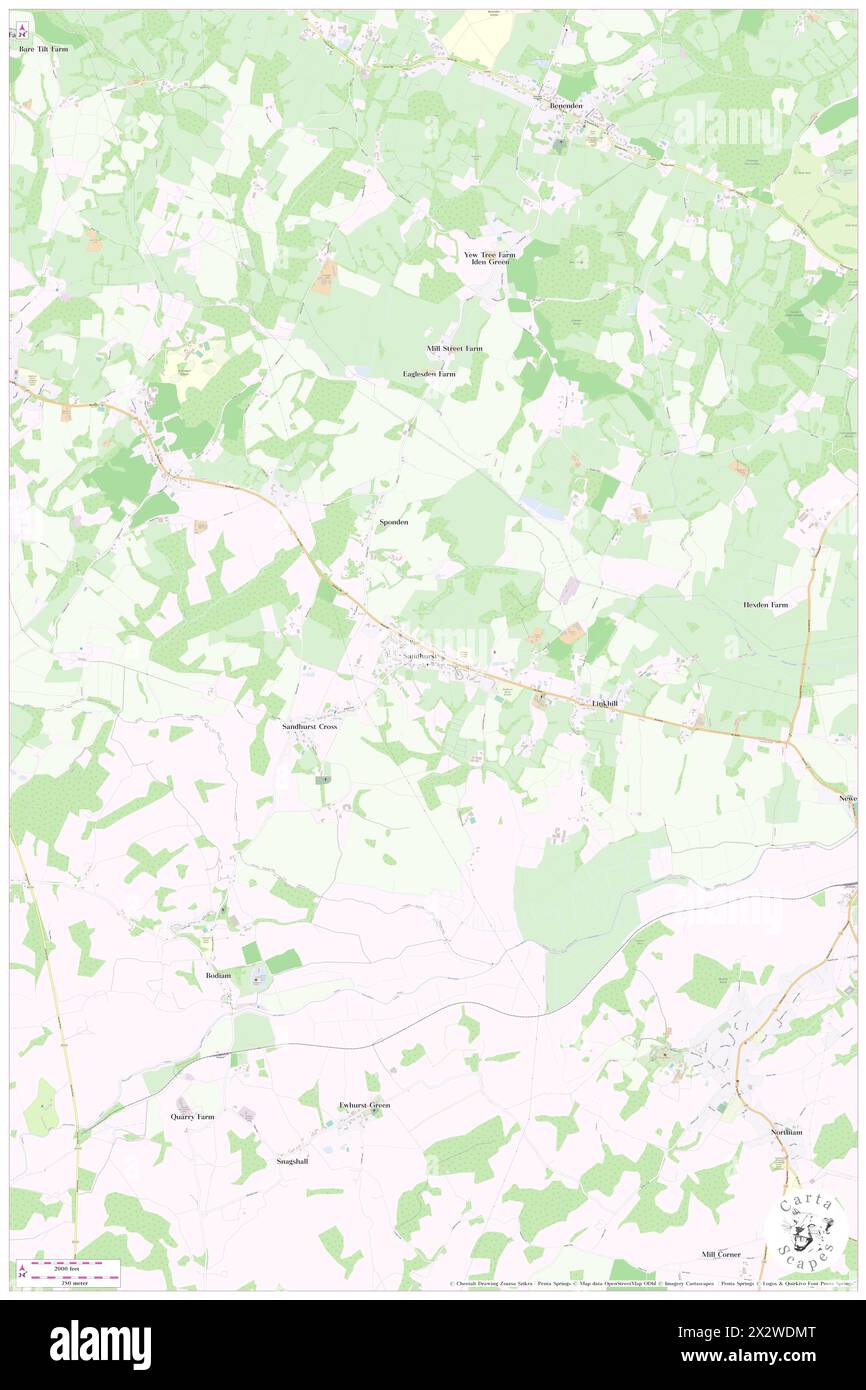 Sandhurst, Bracknell Forest, GB, United Kingdom, England, N 51 20' 48'', S 0 47' 11'', map, Cartascapes Map published in 2024. Explore Cartascapes, a map revealing Earth's diverse landscapes, cultures, and ecosystems. Journey through time and space, discovering the interconnectedness of our planet's past, present, and future. Stock Photo