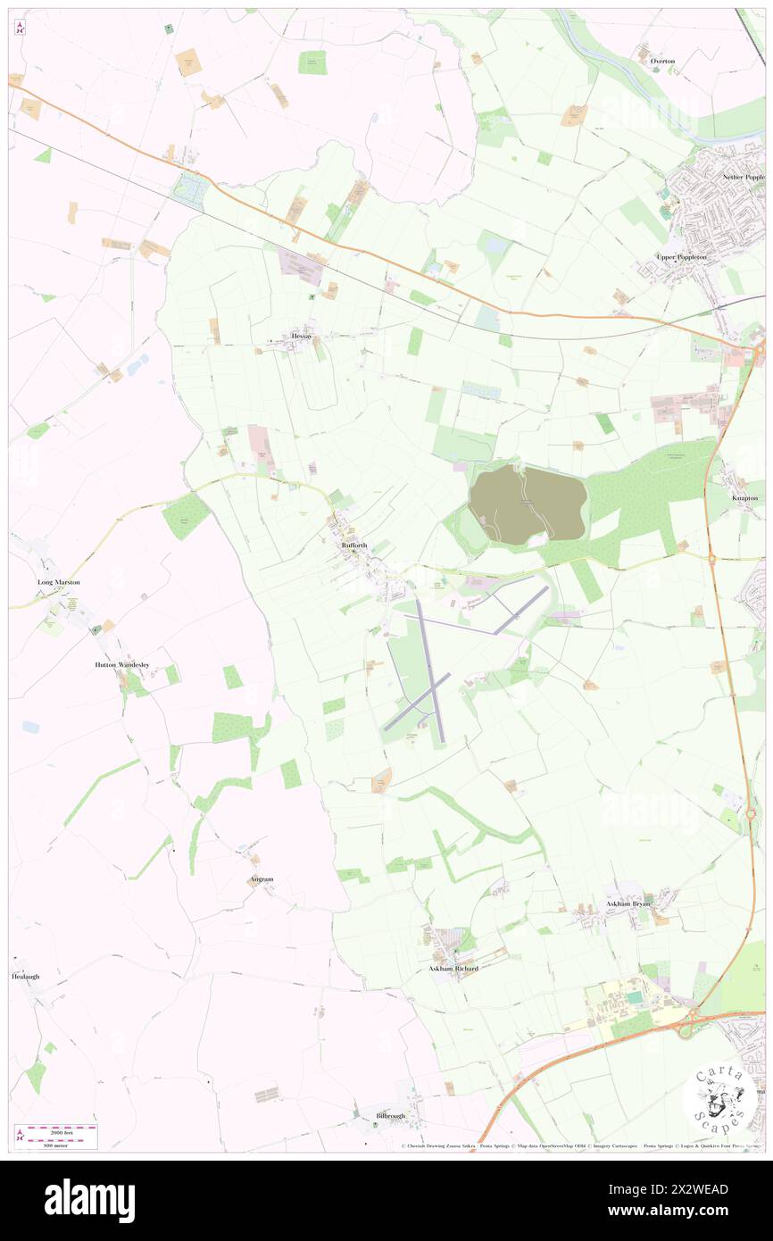 Rufforth, City of York, GB, United Kingdom, England, N 53 57' 16'', S 1 11' 34'', map, Cartascapes Map published in 2024. Explore Cartascapes, a map revealing Earth's diverse landscapes, cultures, and ecosystems. Journey through time and space, discovering the interconnectedness of our planet's past, present, and future. Stock Photo