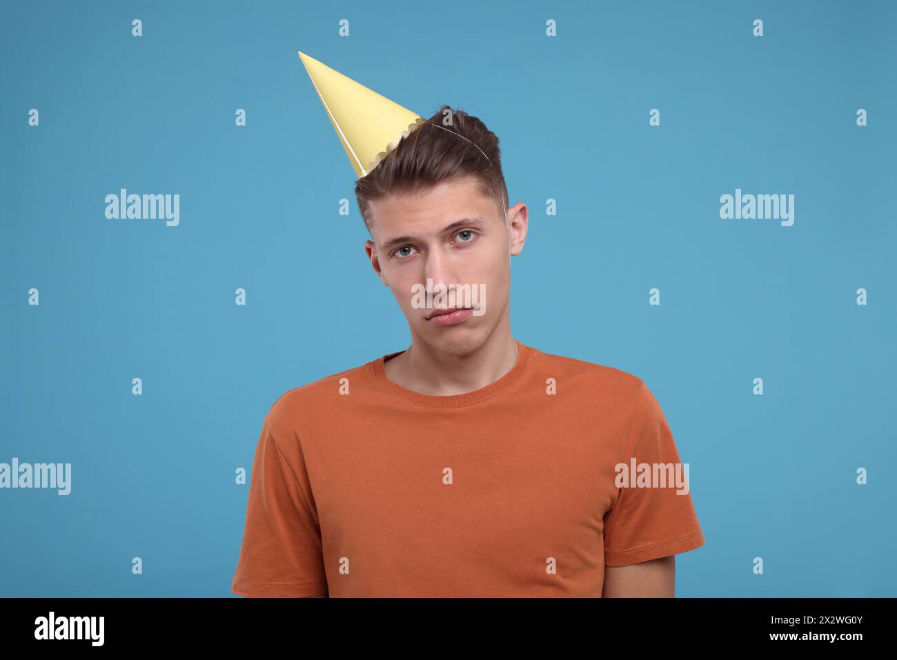 Lonely man party hat hi-res stock photography and images - Alamy