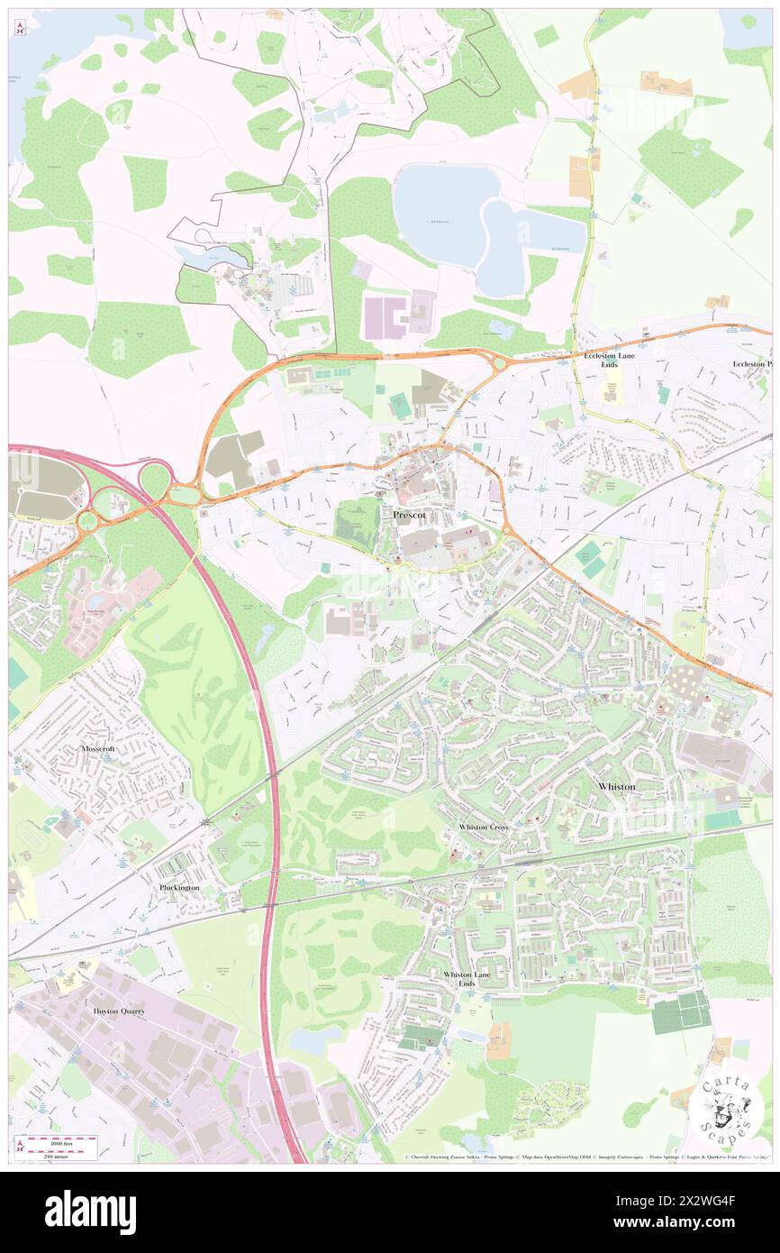 Prescot, Knowsley, GB, United Kingdom, England, N 53 25' 46'', S 2 48 ...