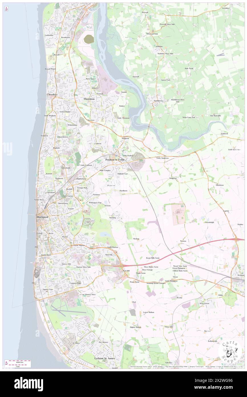 Poulton-le-Fylde, Lancashire, GB, United Kingdom, England, N 53 49' 59 ...
