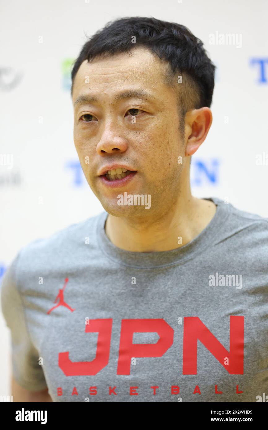 Tokyo, Japan. 23rd Apr, 2024. Yoshihito Nakaso (JPN) Basketball : 3x3 ...