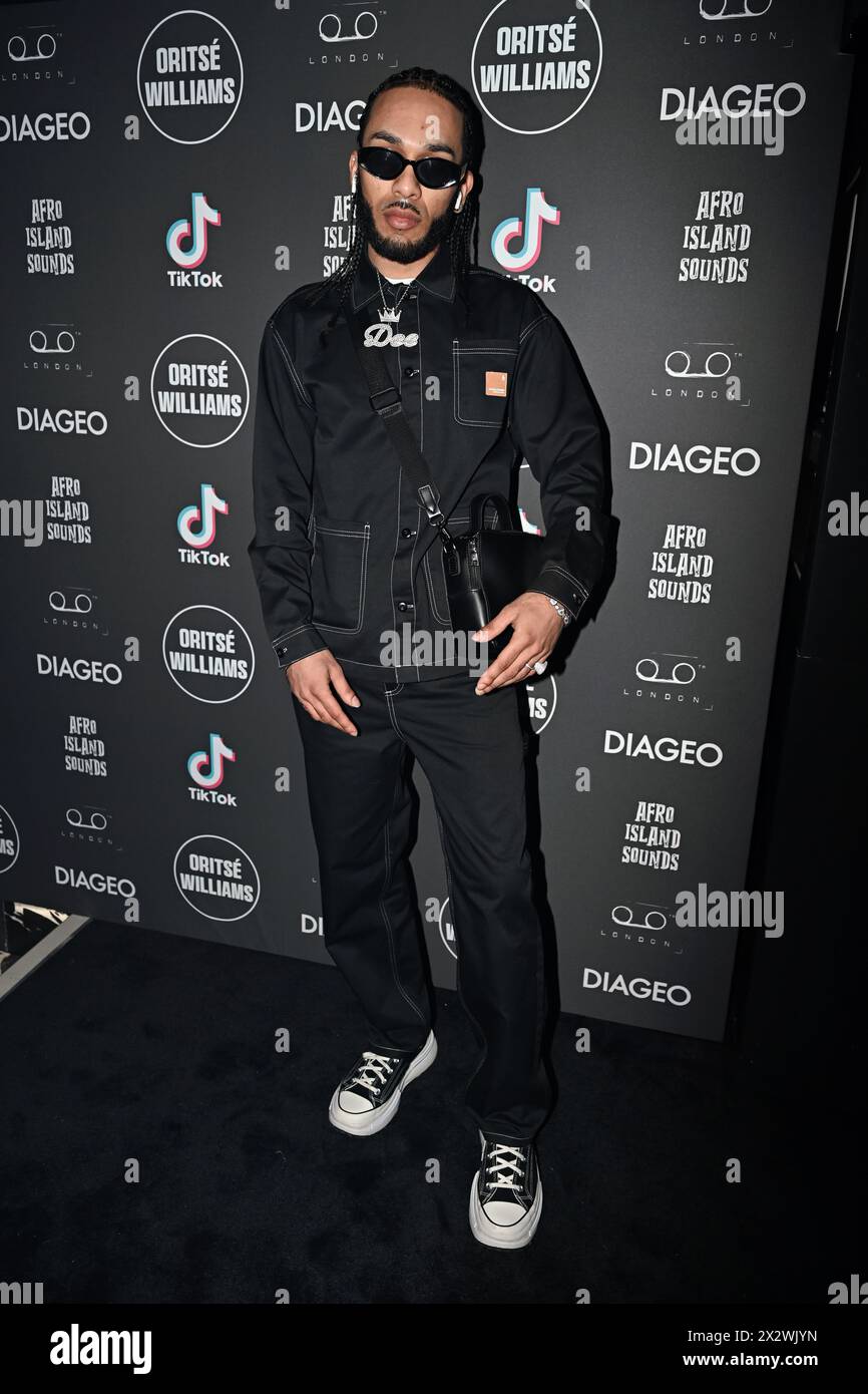London, UK. 23 April 2024 Dee attends Oritsé Williams (JLS) music