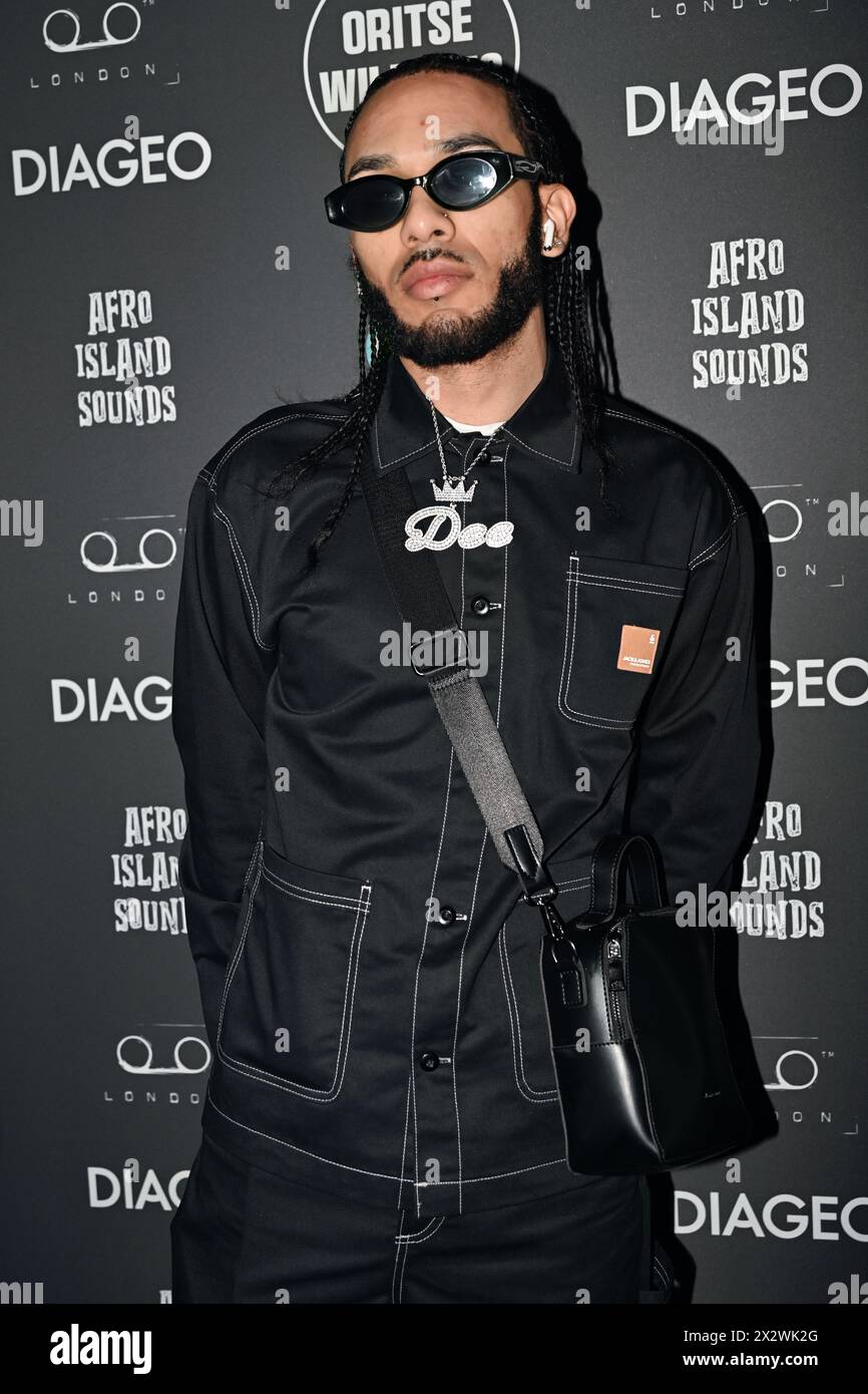 London, UK. 23 April 2024 Dee attends Oritsé Williams (JLS) music