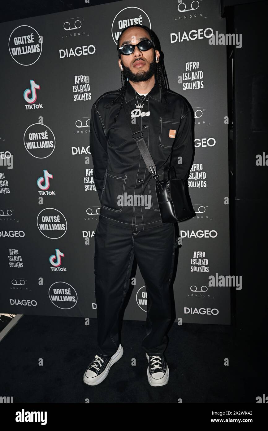 London, UK. 23 April 2024 Dee attends Oritsé Williams (JLS) music