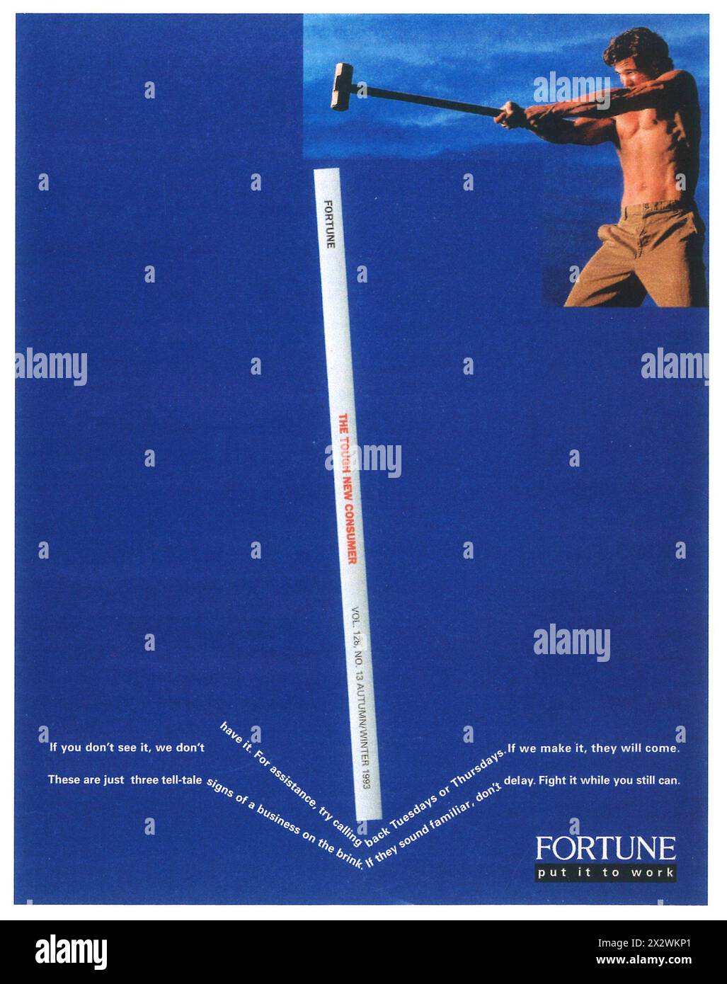 1994 Fortune magazine ad Stock Photo - Alamy