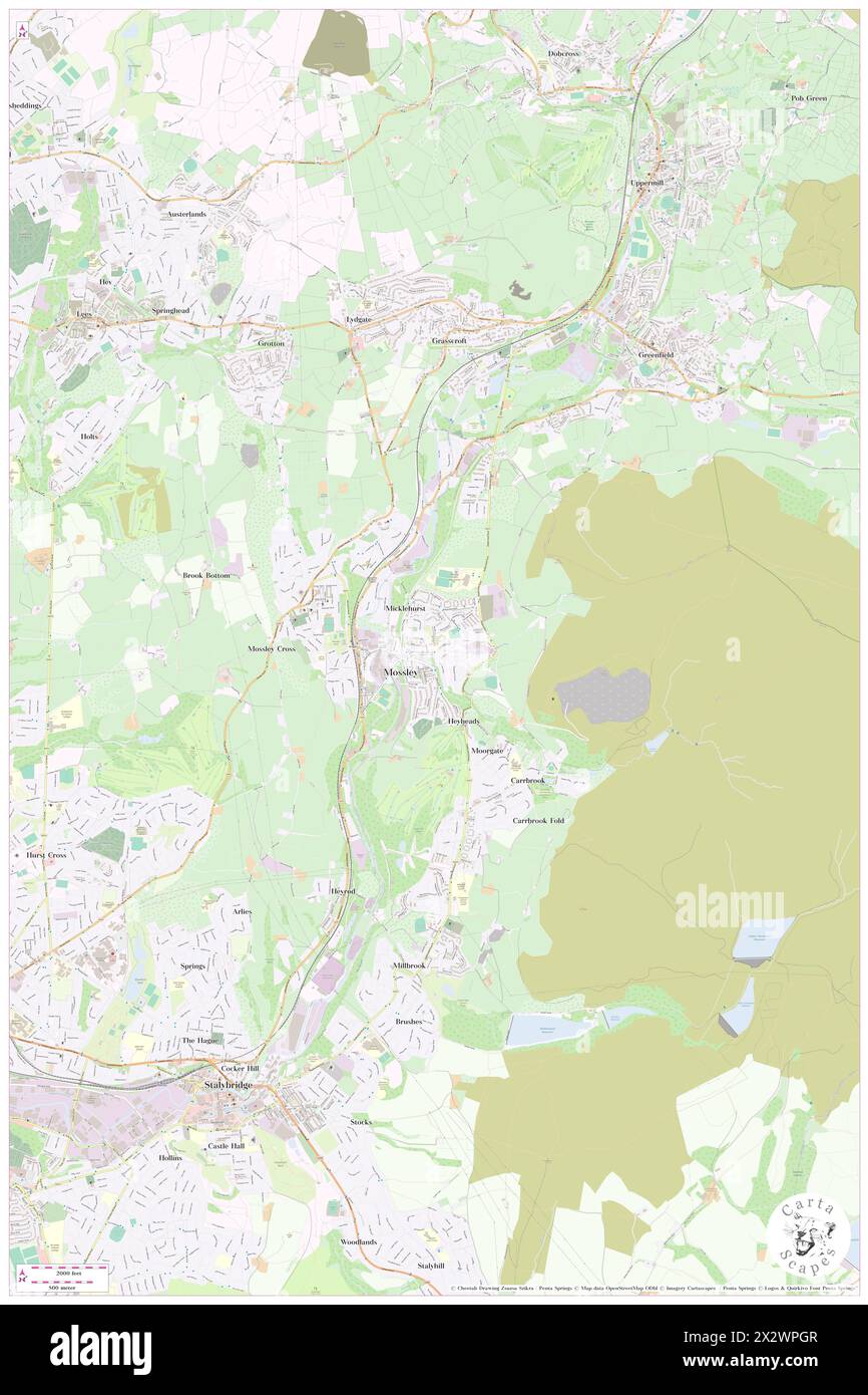 Micklehurst, Borough of Tameside, GB, United Kingdom, England, N 53 30' 51'', S 2 1' 54'', map ...