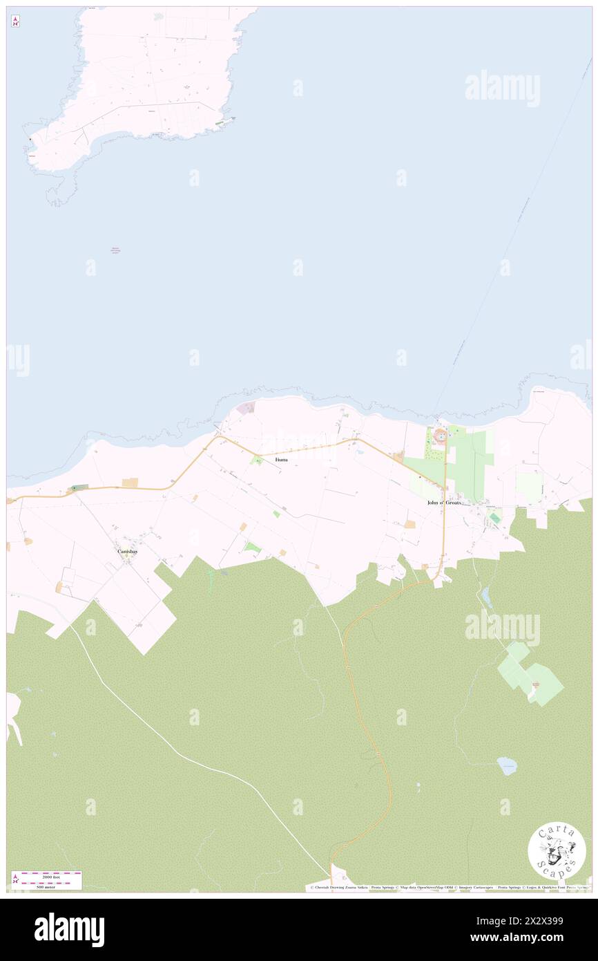 Huna, Highland, GB, United Kingdom, Scotland, N 58 38' 31'', S 3 5' 38'', map, Cartascapes Map published in 2024. Explore Cartascapes, a map revealing Earth's diverse landscapes, cultures, and ecosystems. Journey through time and space, discovering the interconnectedness of our planet's past, present, and future. Stock Photo