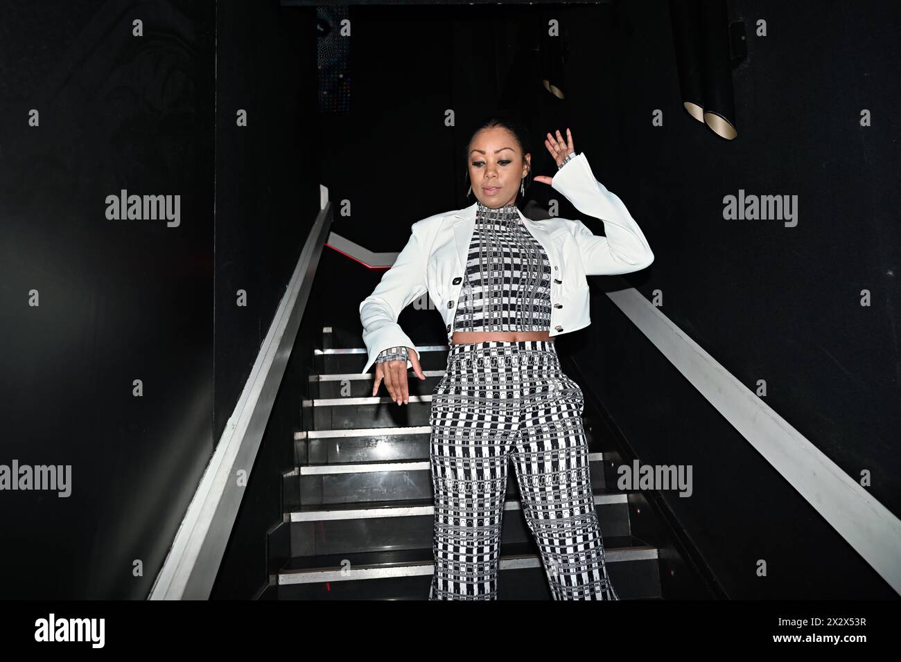 London, UK. 23 April 2024 Precious Muir attends Oritsé Williams (JLS