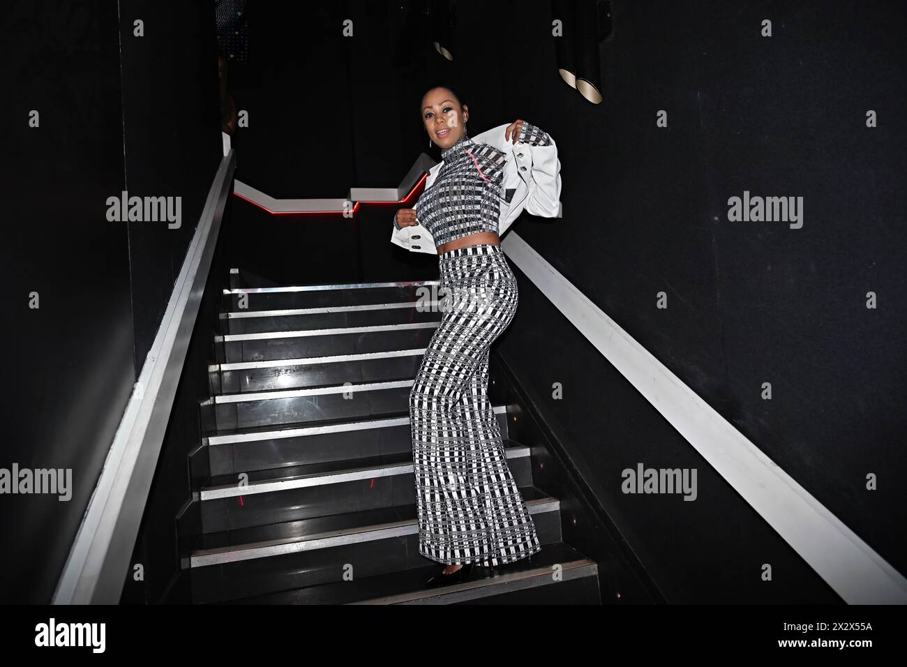 London, UK. 23 April 2024 Precious Muir attends Oritsé Williams (JLS