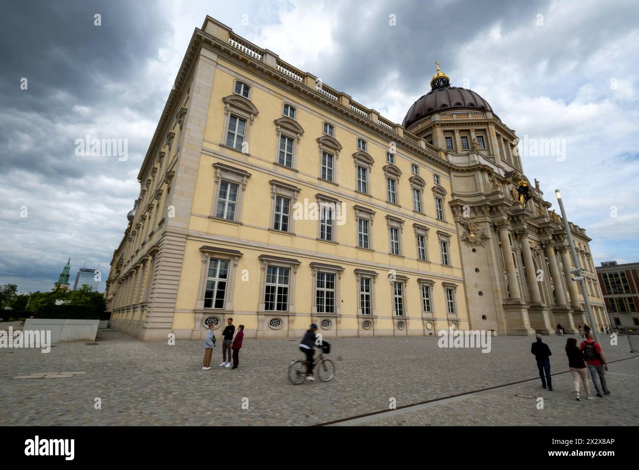 19.05.2023, Berlin, Berlin, Germany - Humboldt Forum in Berln-Mitte with the newly built baroque faÁade and the main entrance. 00A230519D106CAROEX.JPG Stock Photo