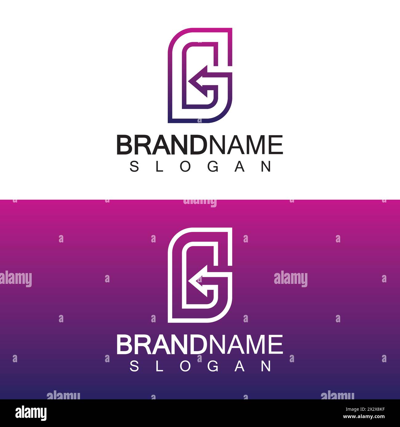 Letter G arrow logo vector template Stock Vector Image & Art - Alamy