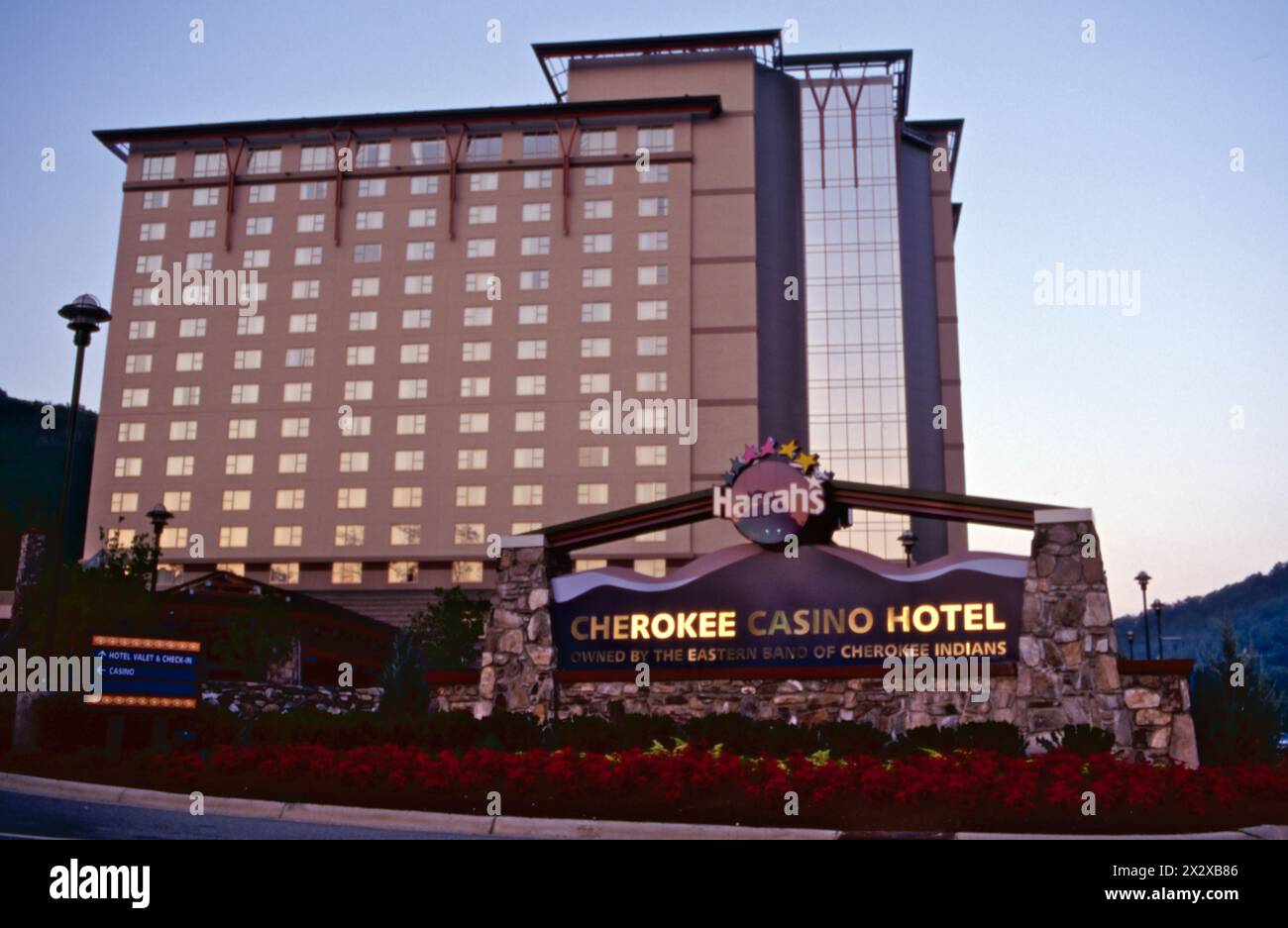 Gambling is legal on Cherokee land and is one of their main sources of income today. Stock Photo
