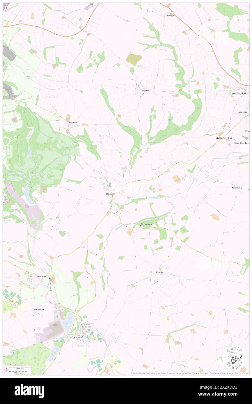 Ellastone, Staffordshire, GB, United Kingdom, England, N 52 59' 14'', S