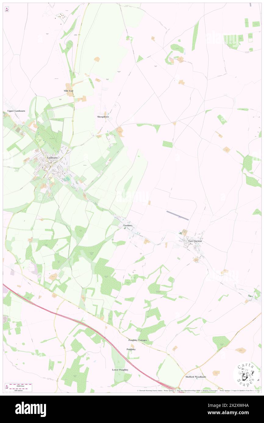 Berkshire downs map Cut Out Stock Images & Pictures Alamy