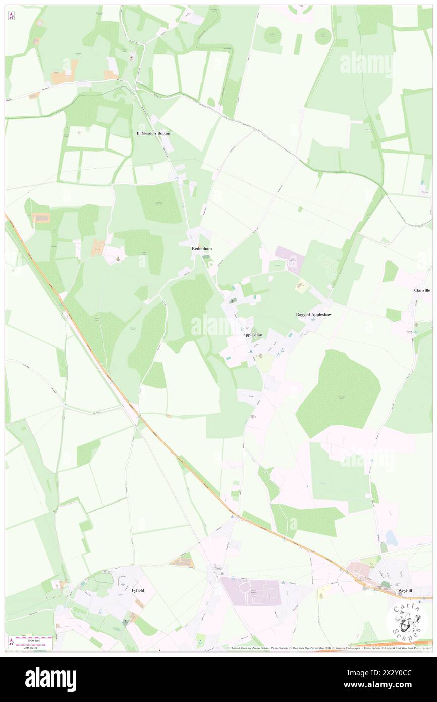 Appleshaw, Hampshire, GB, United Kingdom, England, N 51 14' 15'', S 1 34' 4'', map, Cartascapes