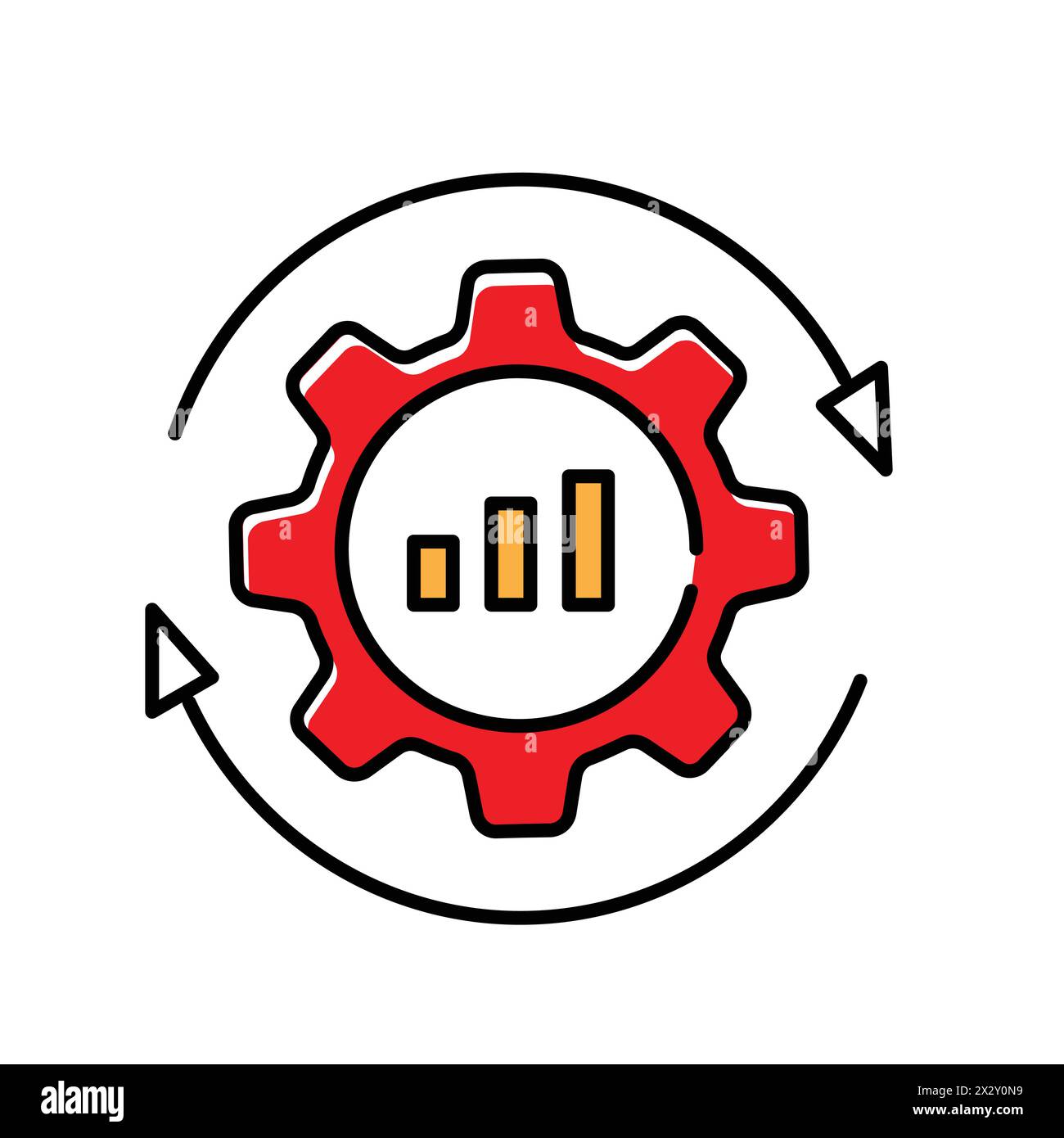 Operational Optimization and Fraud Detection Vector Icon Design Stock ...