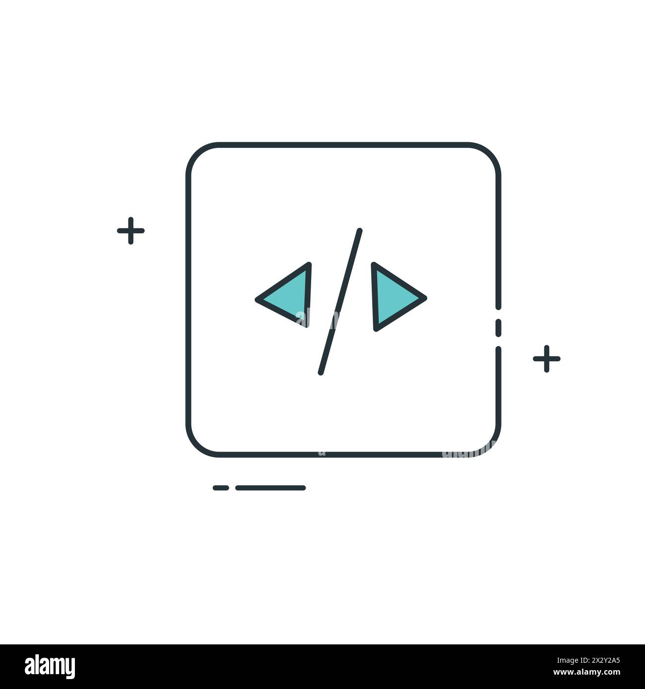 Automated Code Creation Vector Icon Design Stock Vector Image & Art - Alamy