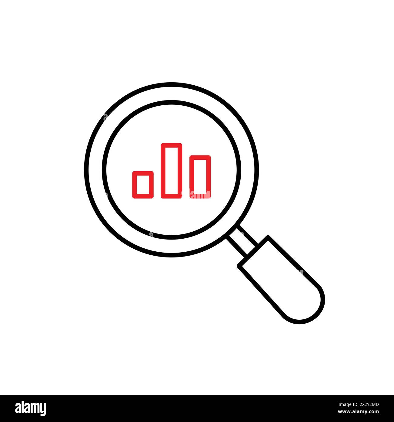 Contextual Analysis Vector Icon Design Stock Vector