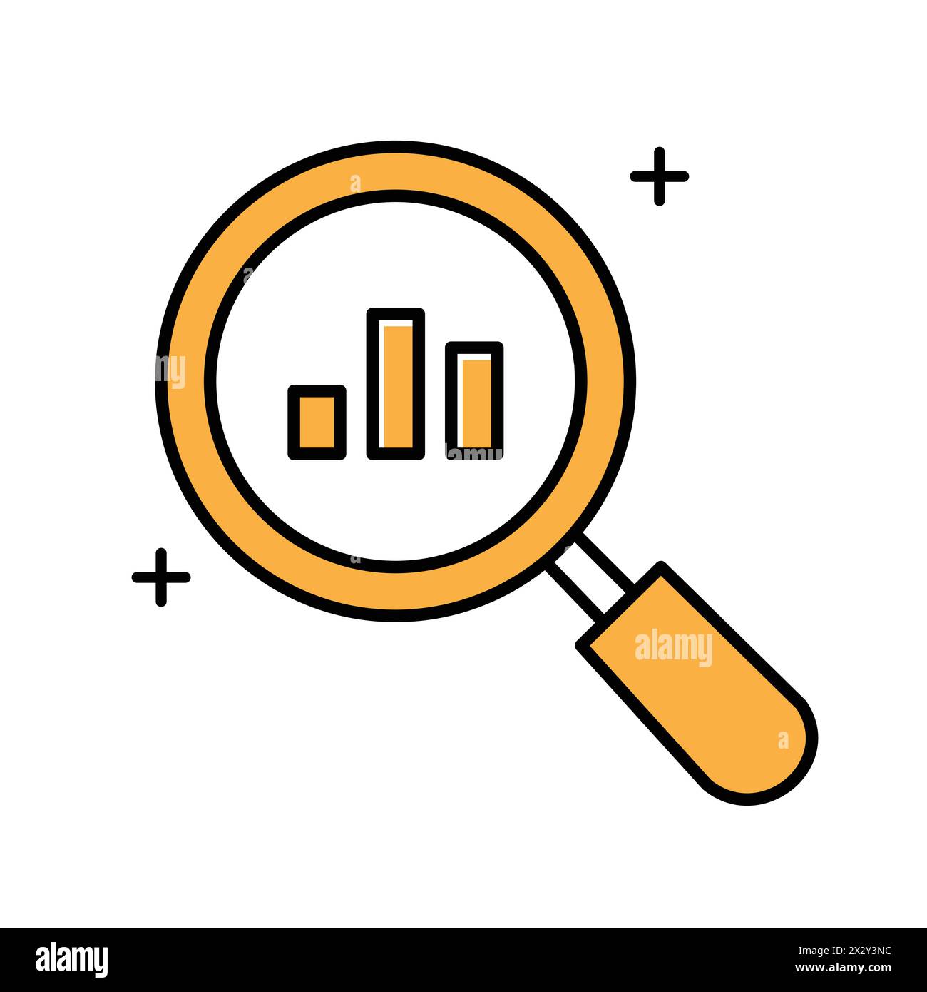 Analyzing Context Vector Icon Design Stock Vector