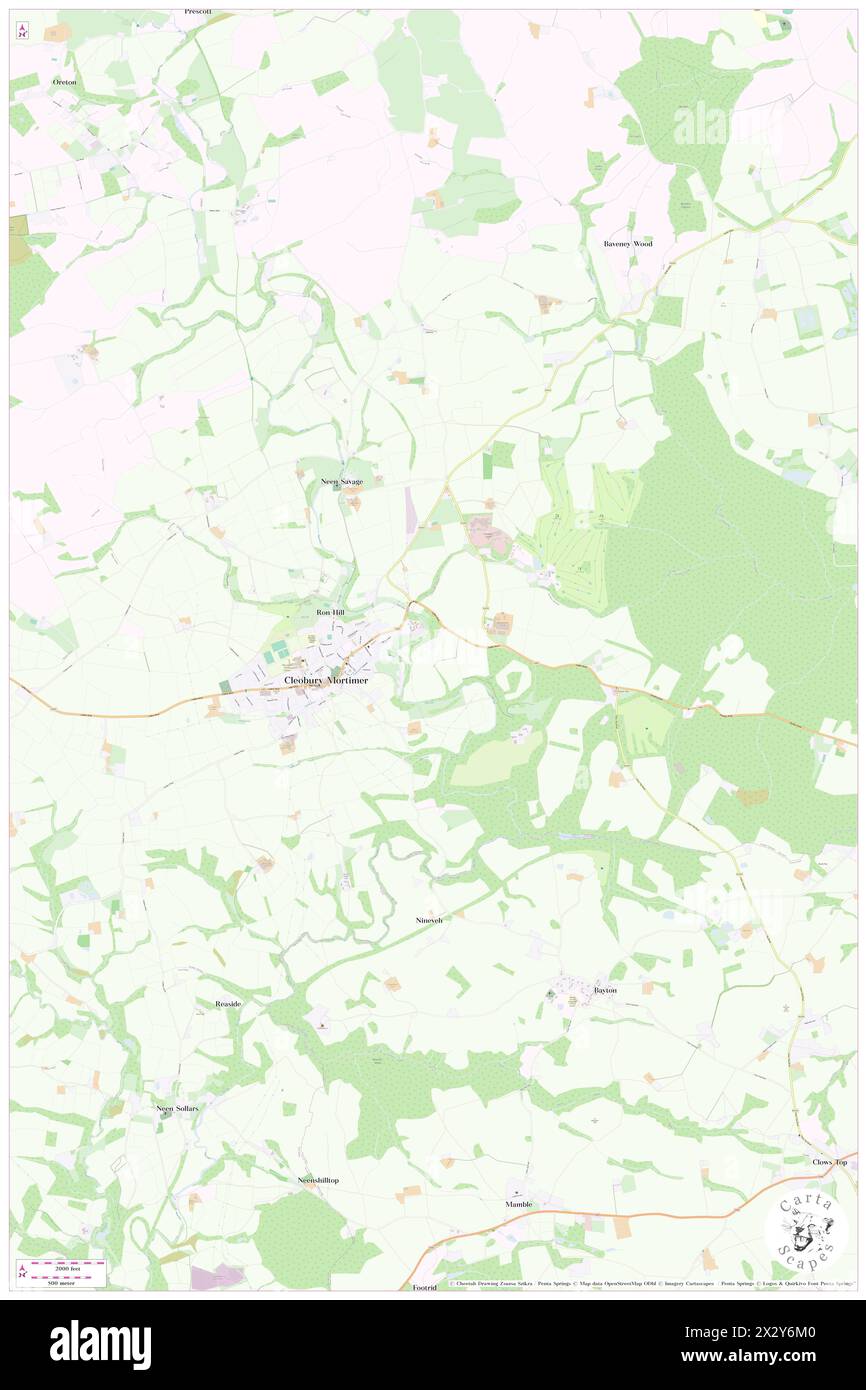 Cleobury Mortimer Castle Toot, Shropshire, GB, United Kingdom, England