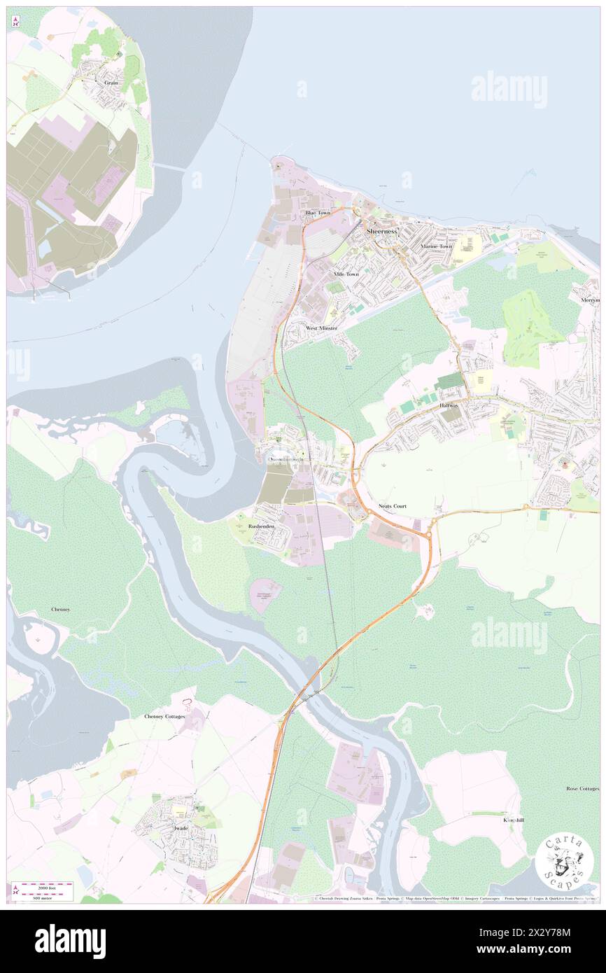 Queenborough Castle, Kent, GB, United Kingdom, England, N 51 24' 57