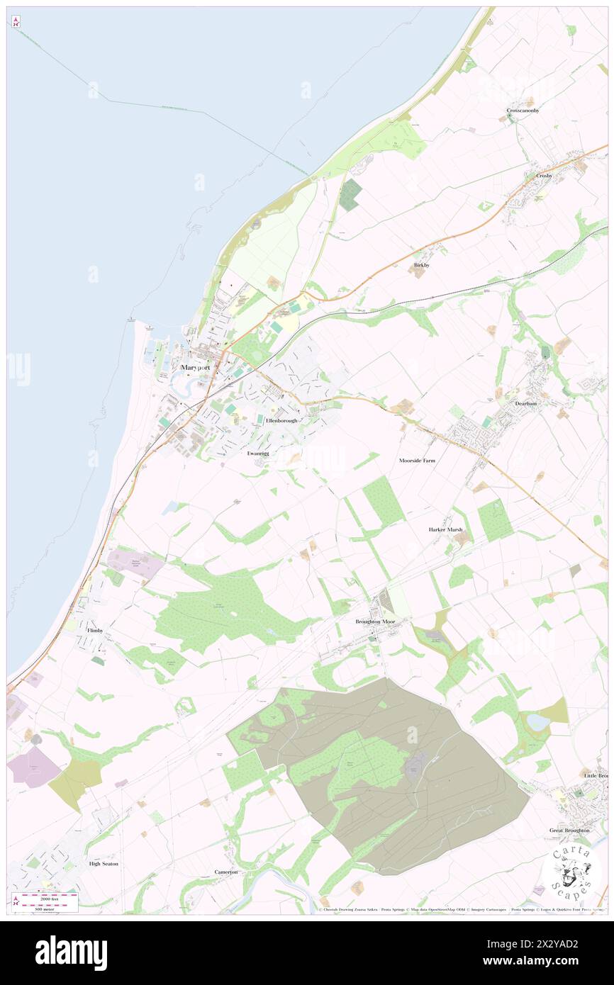 Ewanrigg Hall, Cumbria, GB, United Kingdom, England, N 54 42' 14'', S 3 28' 51'', map, Cartascapes Map published in 2024. Explore Cartascapes, a map revealing Earth's diverse landscapes, cultures, and ecosystems. Journey through time and space, discovering the interconnectedness of our planet's past, present, and future. Stock Photo