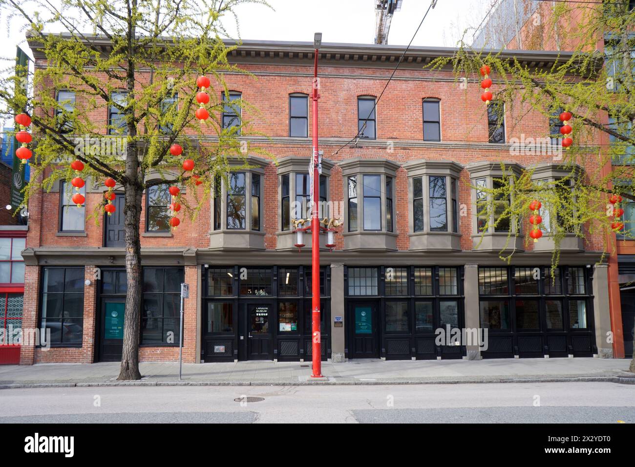 The Chinese Canadian Museum (Wing Sang Building)  on Pender Street in Vancouver's Chinatown, Vancouver, BC, Canada Stock Photo