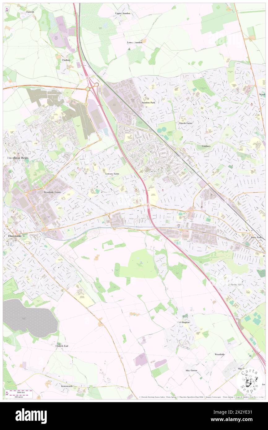 Luton & Dunstable Hospital, Luton, GB, United Kingdom, England, N 51 53 ...