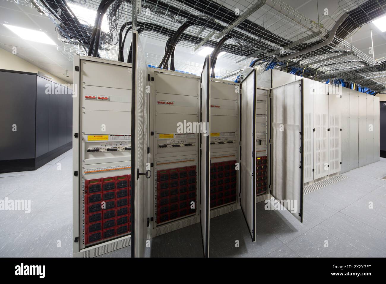 Network server room routers cables hi-res stock photography and images ...