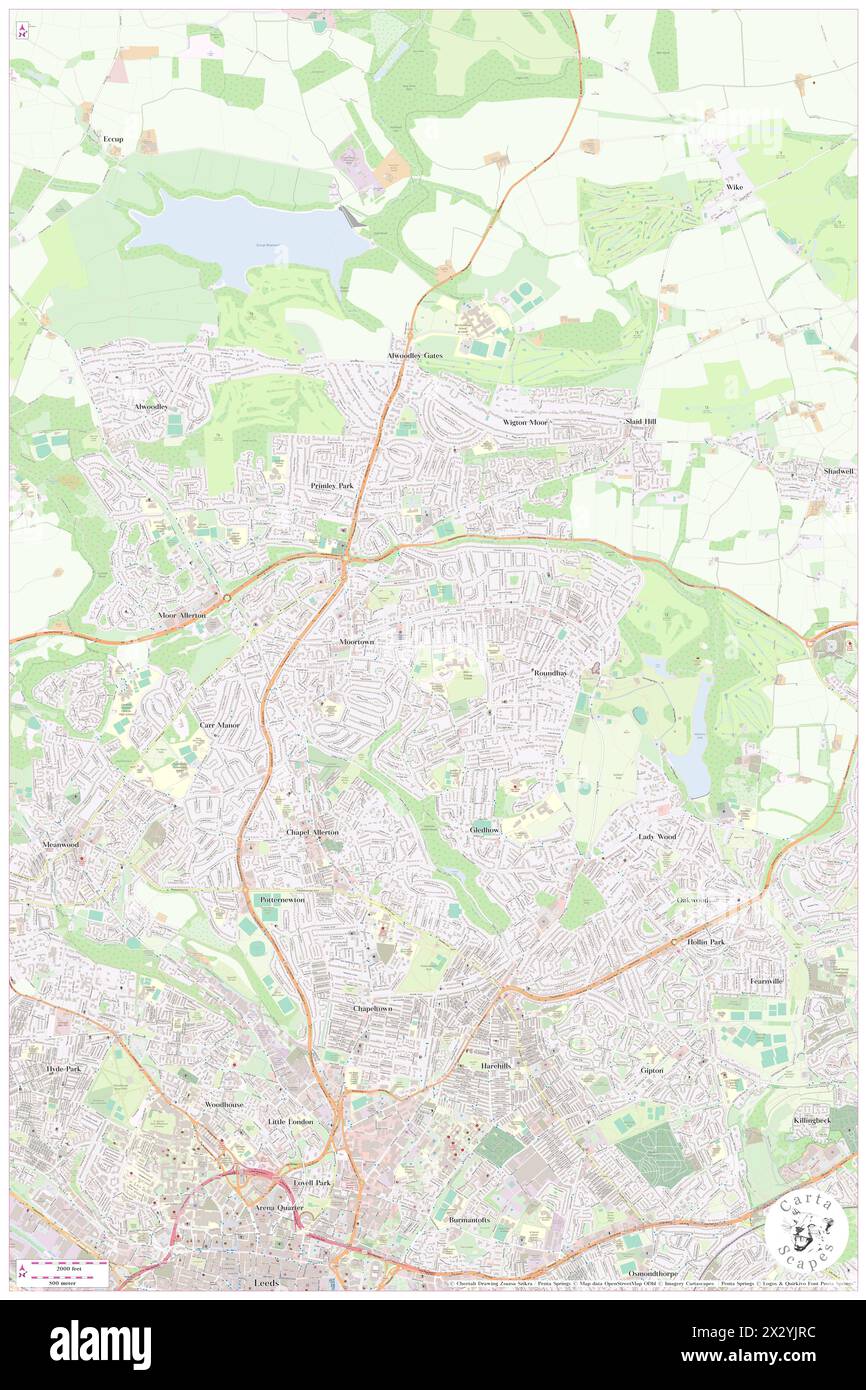 Allerton Grange High School, City and Borough of Leeds, GB, United Kingdom, England, N 53 50' 30'', S 1 31' 26'', map, Cartascapes Map published in 2024. Explore Cartascapes, a map revealing Earth's diverse landscapes, cultures, and ecosystems. Journey through time and space, discovering the interconnectedness of our planet's past, present, and future. Stock Photo