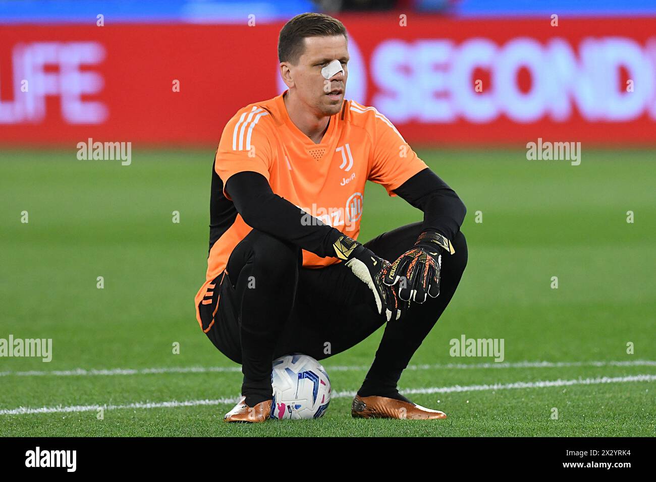 Rome, Lazio. 23rd Apr, 2024. Wojciech Szczesny of Juventus during the Italy cup semifinal second leg match between Lazio v Juvenuts at Olympic stadium, Italy, April 23rd, 2024. Credit Credit: massimo insabato/Alamy Live News Stock Photo