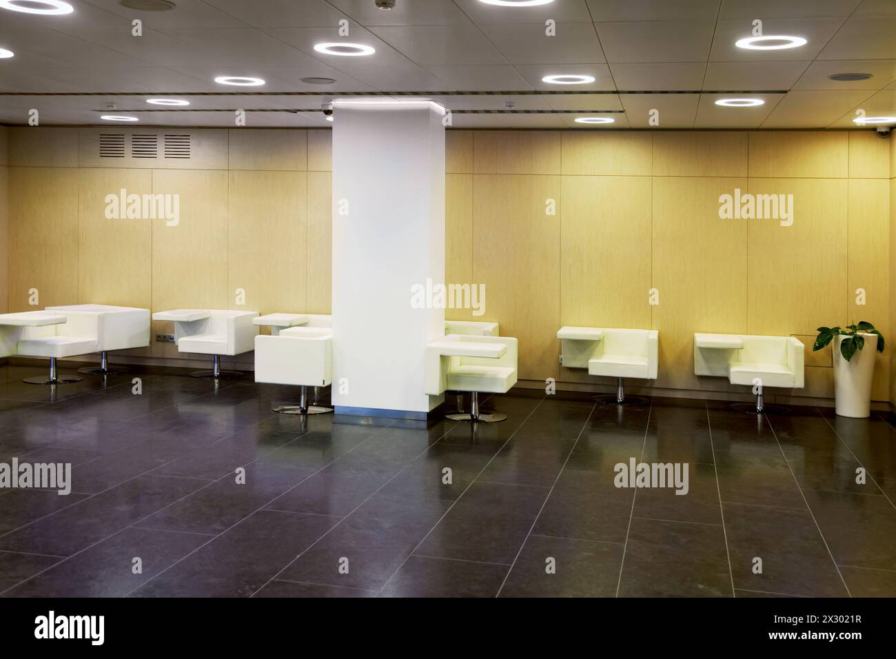 Restroom with tables Stock Photo - Alamy