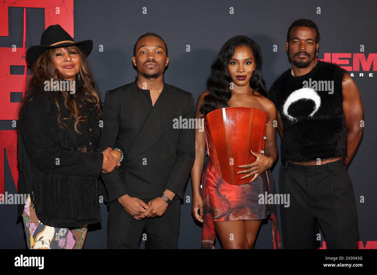 CULVER CITY, CA - APRIL 23: Pam Grier, Joshua J. Williams, Deborah ...