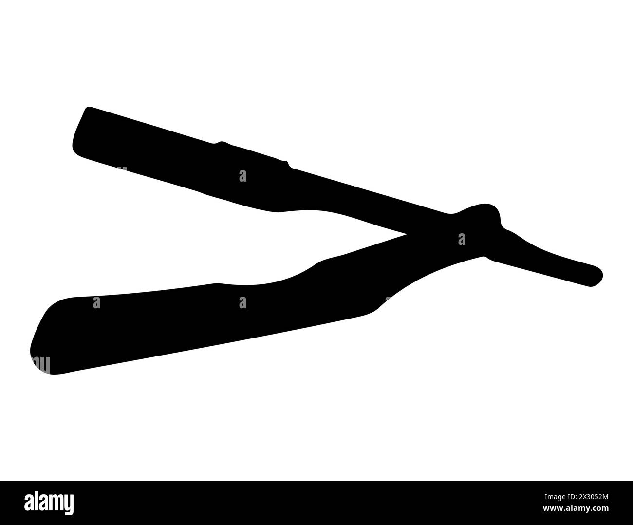 razor-silhouette-vector-art-stock-vector-image-art-alamy