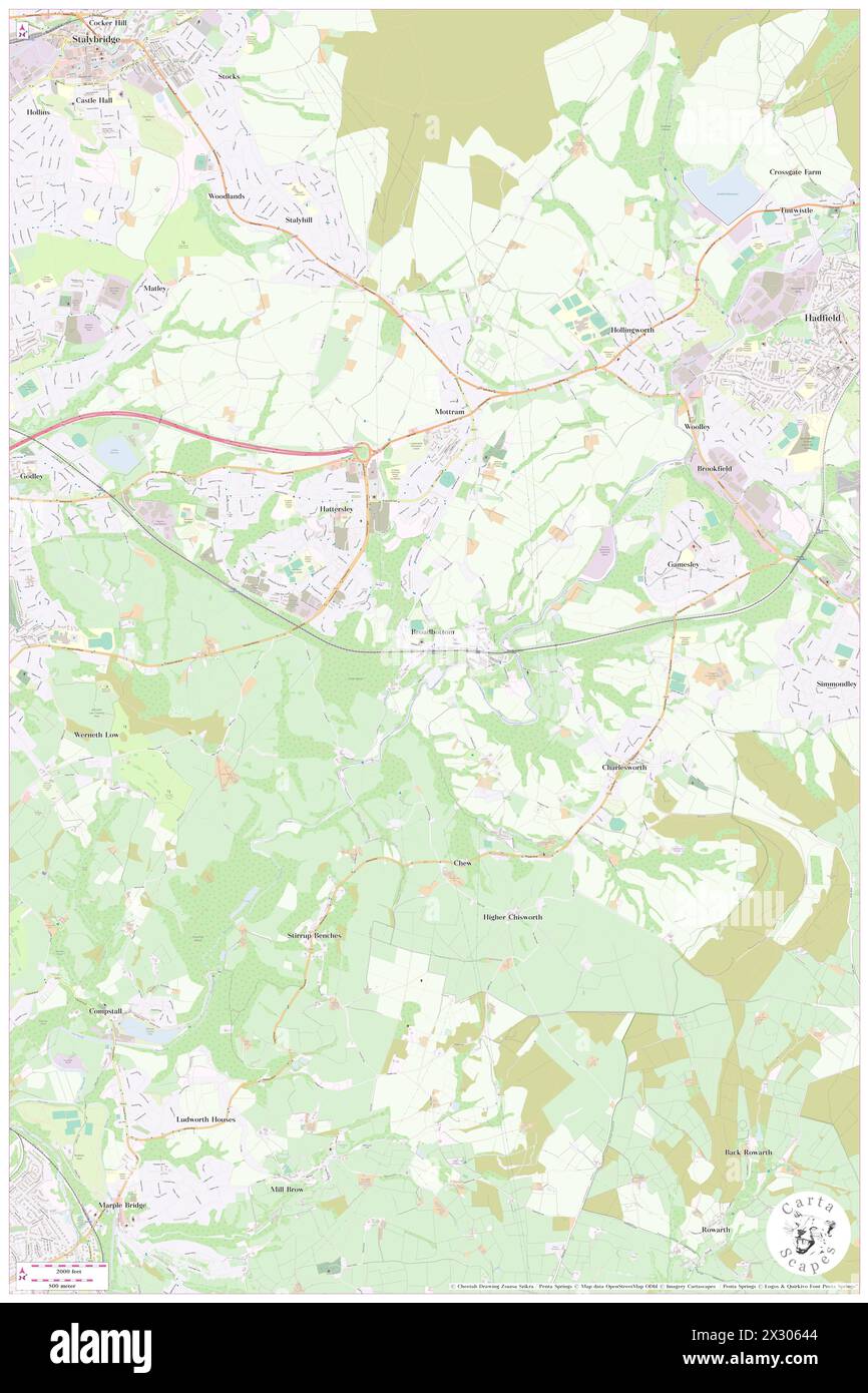 Broadbottom Station, Borough of Tameside, GB, United Kingdom, England, N 53 26' 26'', S 2 0' 58 ...