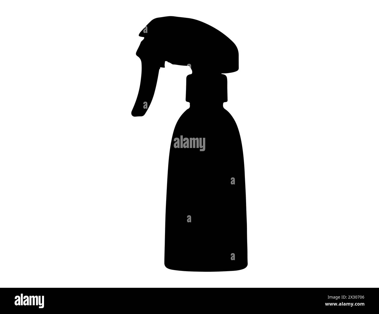 Water spray bottle silhouette vector art Stock Vector Image & Art - Alamy
