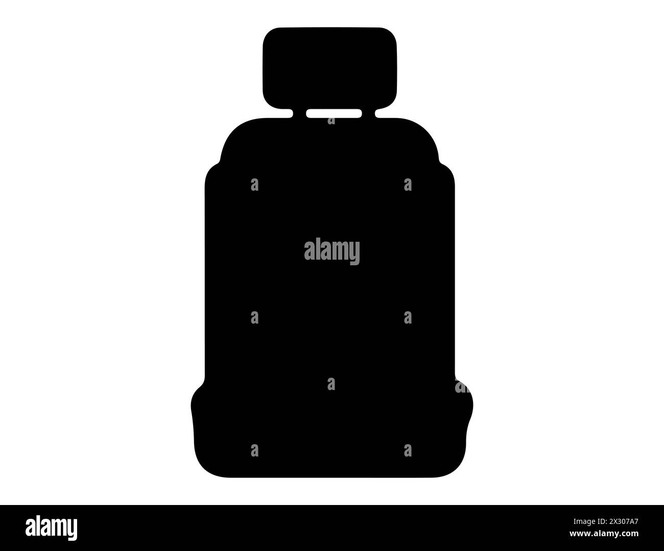 Car seat silhouette vector art Stock Vector