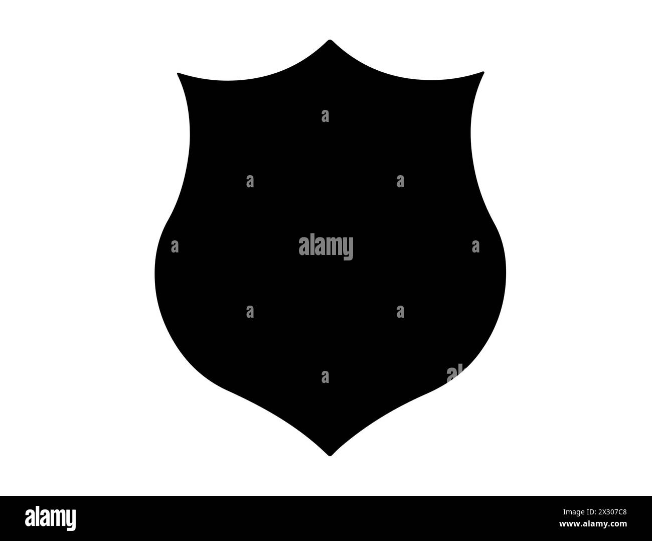Badge shape silhouette vector art Stock Vector Image & Art - Alamy