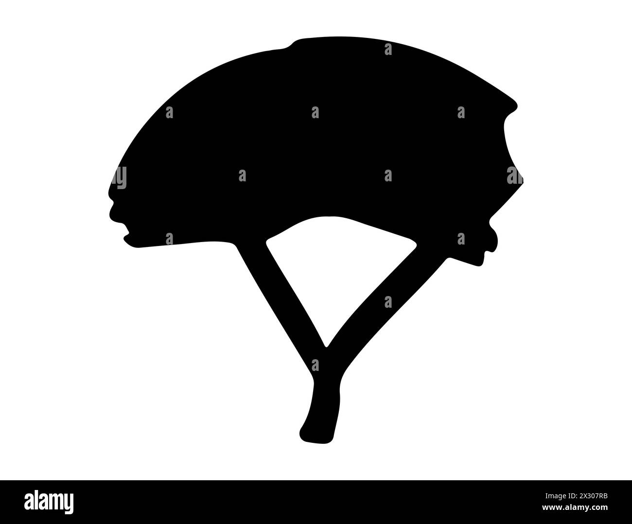Bicycle helmet silhouette vector art Stock Vector Image & Art - Alamy