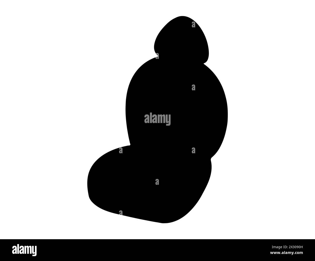 Car seat silhouette vector art Stock Vector