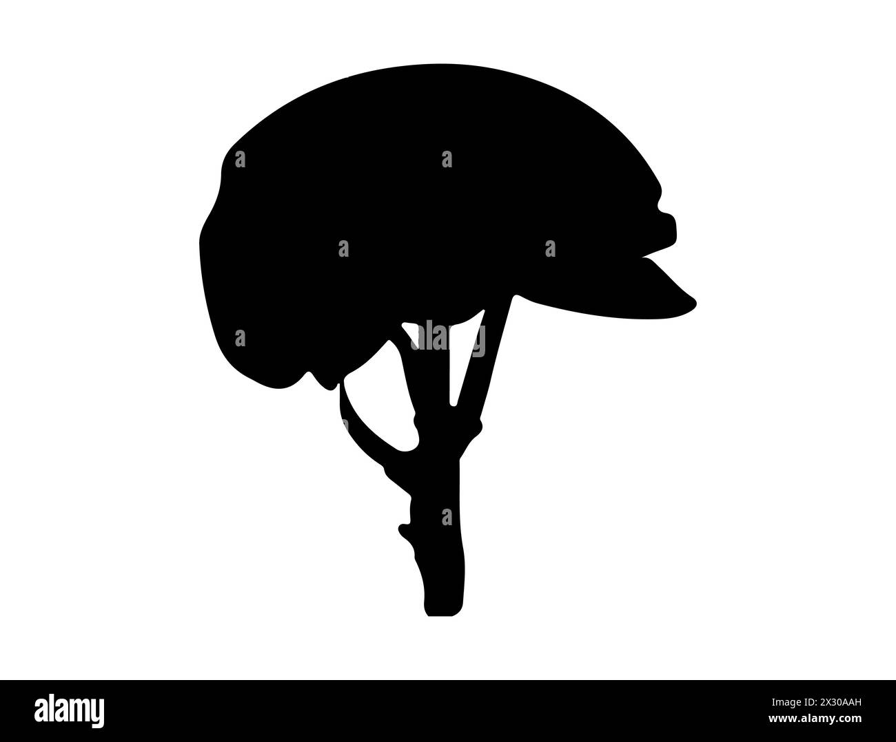 Bicycle helmet silhouette vector art Stock Vector Image & Art - Alamy