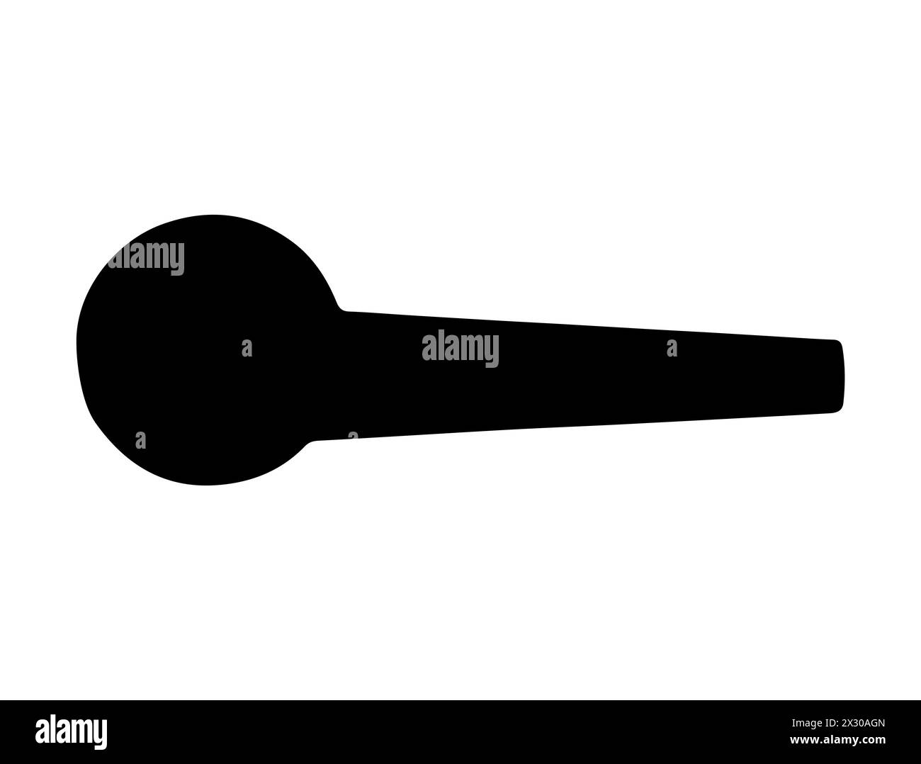 Door handle silhouette vector art Stock Vector Image & Art - Alamy